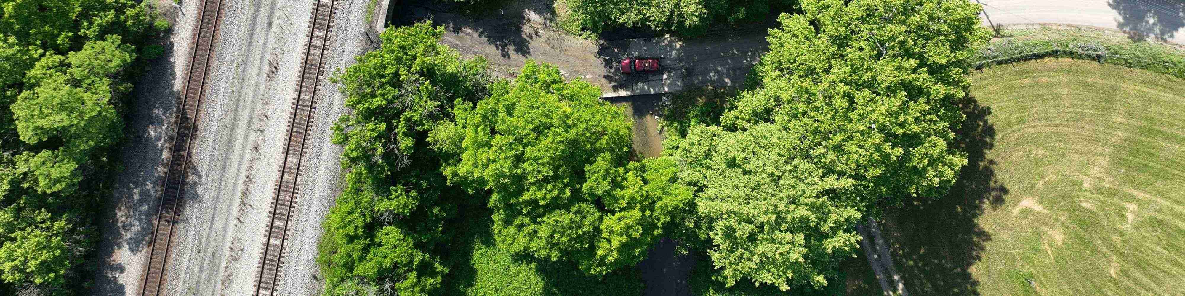 Train tracks in Montgomery County