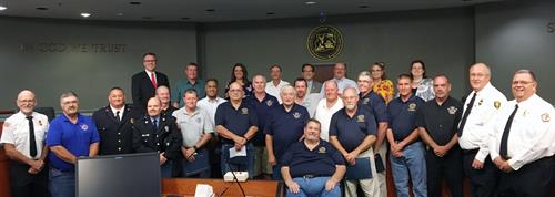 2019 Fire and Rescue Recognition Group Photo