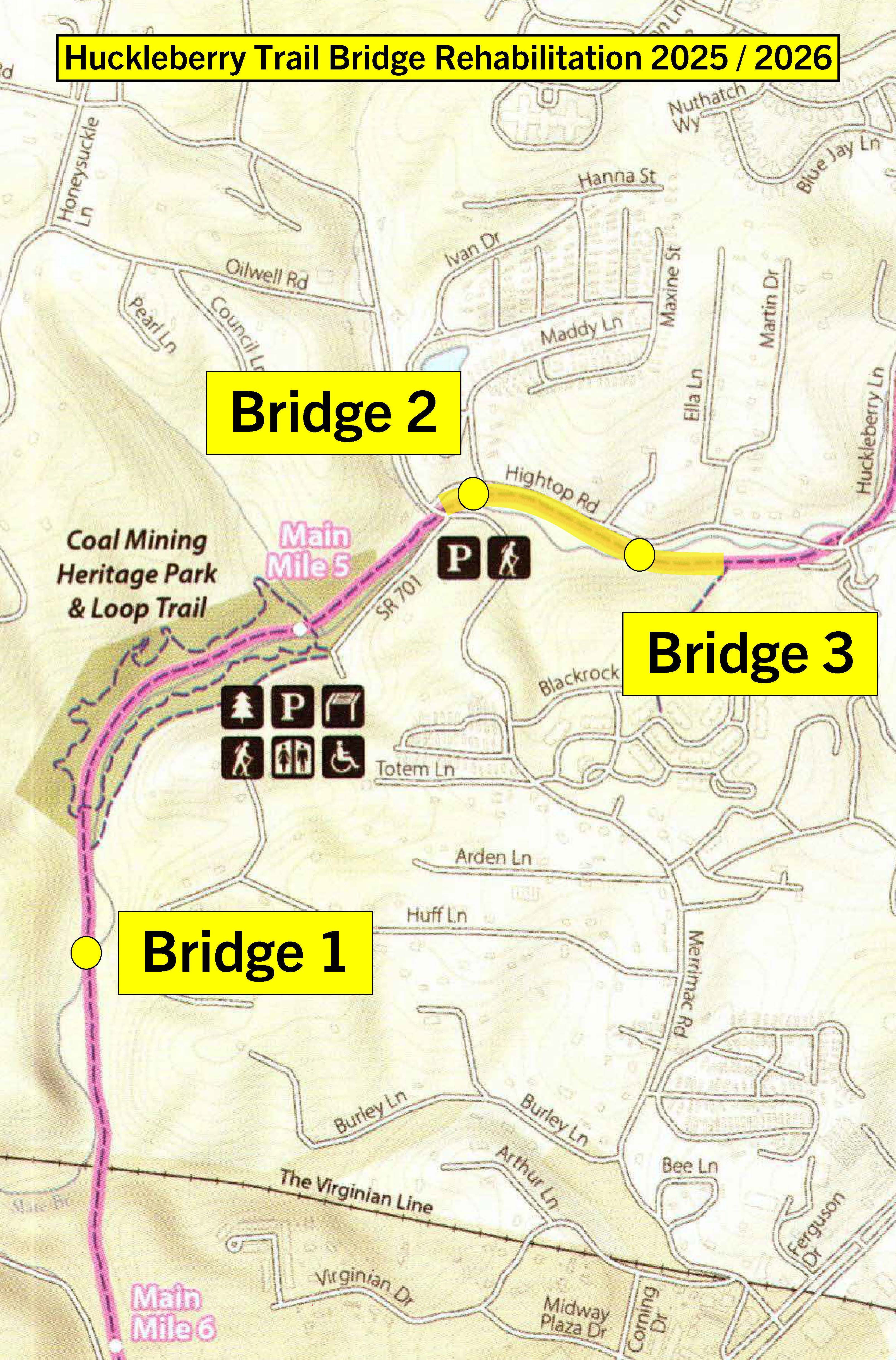 Portions Of Huckleberry Trail Closed November 2025 Reopening By Late Huckleberry Trail Map Closures Update Mar 2026 