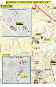 Map of Huckleberry Trail Closure 2025-26