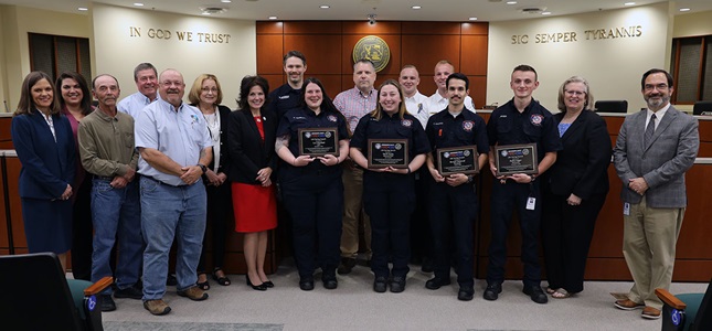 Montgomery County Board of Supervisors Recognizes Individuals with Life-Saving Awards at their April 24, 2023, Boar of Supervisors Meeting
