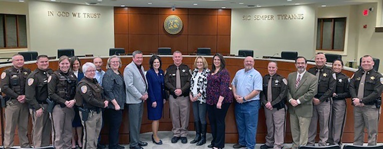 Montgomery County Board of Supervisors recognizes Deputy Parks and all School Resource Officers